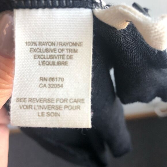 Free People Black Sleeveless Deep V Neck Dress - Picture 6 of 8